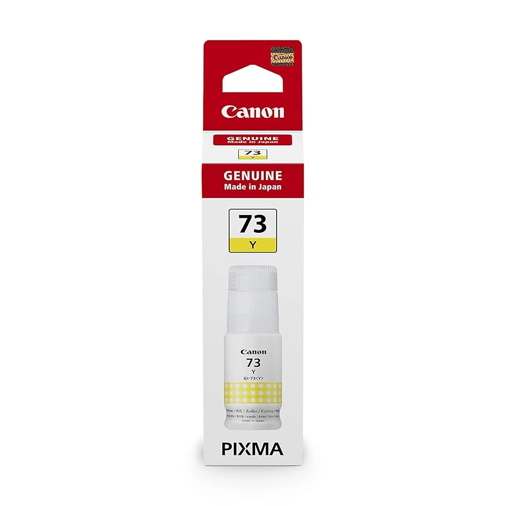 Canon 73 Yellow Inkjet Ink Bottle view 3